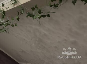 Прибрати скотч та пофарбувати стелю і стіну