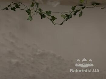 Прибрати скотч та пофарбувати стелю і стіну