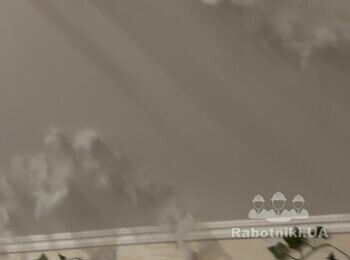 Прибрати скотч та пофарбувати стелю і стіну