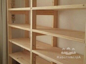 Торговий стелаж дерево