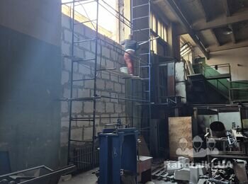 Демонтаж віконного блоку 6600х4000 з закладанням пройому