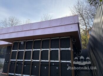 Декоративная Штукатурка Барашек на фронтон