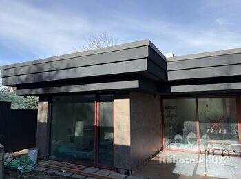 Декоративная Штукатурка Барашек на фронтон