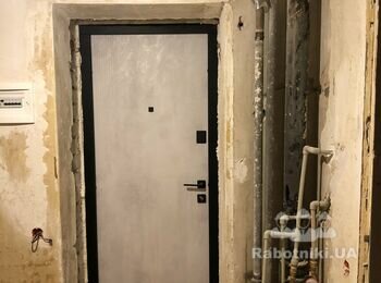 Монтаж гипсокартонного короба, откосов. Укладка ламината