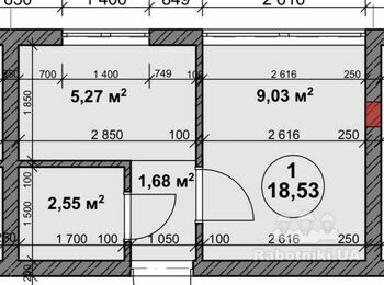Зробити бюджетний ремонт в квартирі 18м2 після будівельників