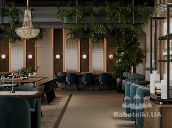 Штукатурка и отделка стен в банкетному зале