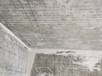 Штукатурка та шпаклівка стелі 50 кв (Київ)