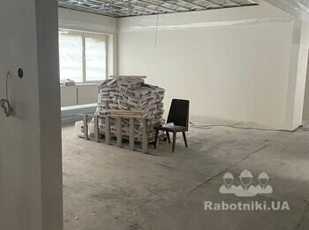 Монтаж гіпсокартон на стелю