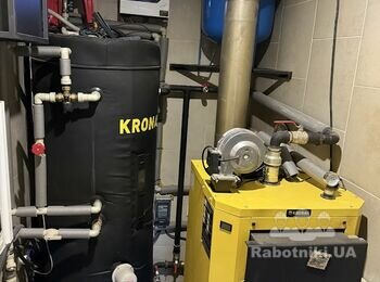 Сантехнік (Обвязка газового котла з бойлером)