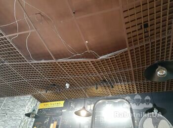 Ремонт потолка армстронг/грильято