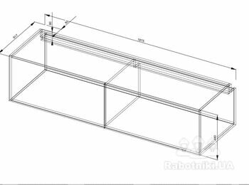 Збірка гардеробних шаф та навіс кухонного ящіка