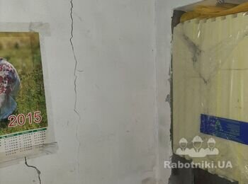 Штробление под проводку, кирпич