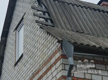 Ремонт криші з шиферу на домі, накритибалкон, відновити кладку на бал