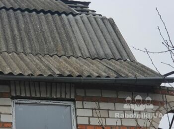 Ремонт криші з шиферу на домі, накритибалкон, відновити кладку на бал