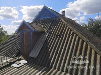 Перекриття будинку металочерепицею, обшити металосайдингом