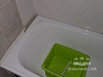 Установка ванны в чистовом санузле