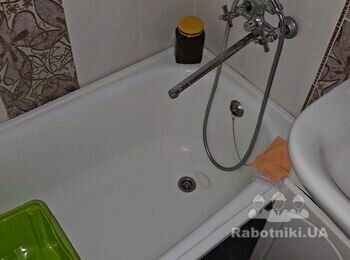 Установка ванны в чистовом санузле