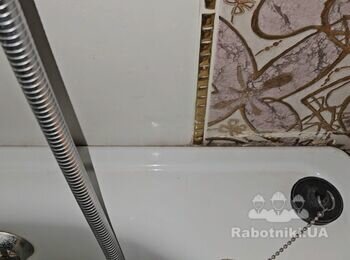 Установка ванны в чистовом санузле