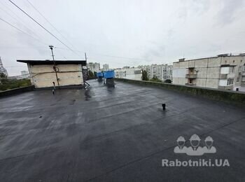 Монтаж рубероїду 1300м2