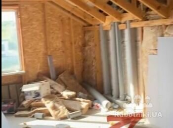 Облаштування г/к перегородок в 2 шари , електрика , штукатурка