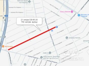 Встановлення опор для освітлення вулиці 22 Садова (Берковець)