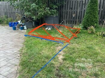 Забетонировать плиту под будущий сарай