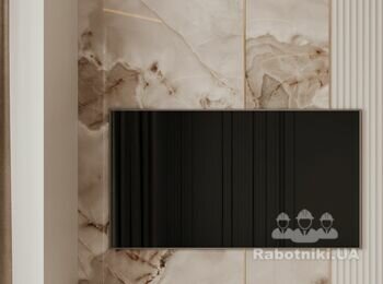 Монтаж плитки 120:60 та 2600:120, монтаж трапу