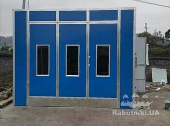 Виконання робіт із монтажу фарбувально-сушильної камери