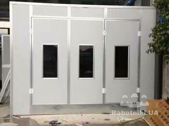 Виконання робіт із монтажу фарбувально-сушильної камери