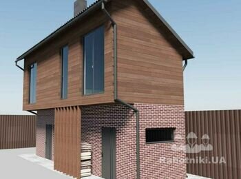 Монтаж покрівлі мет.профіль з утепленням 54м2