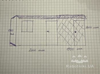Постройка хозблока, вольера