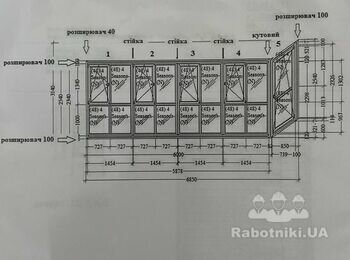 Монтаж Вікон 550кв.м