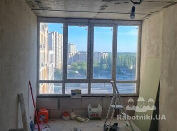 Ремонт 1-кімнатної квартири-студії, 19 м вул. Ракетна, 24,