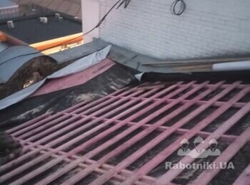 Кровля жестяные работы