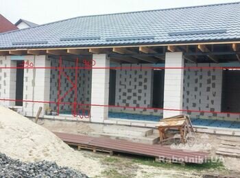 Монтаж софіту та водосточки 130 погонних метрів