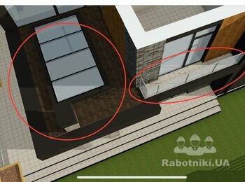 ПВХ мембрана - покрівля тераси будинку