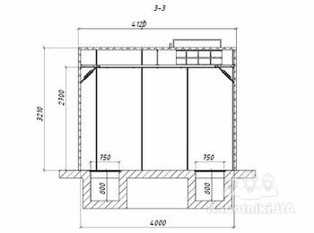 Влаштування приямків у бетонній підлозі глибиною 800 мм