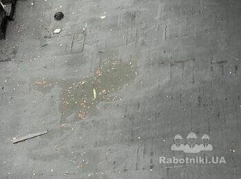 Виконати гідроізоляцію плоского даху 140м2, який протікає. (Броди)