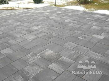 Укладка тротуарної плитки 80м2