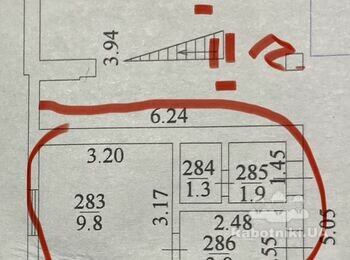 Укладання плитки на підлогу, 10кв.м+30кв.лоджія+сан.вузол офісу