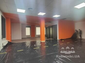 Часткова дефектовка стін та фарбування