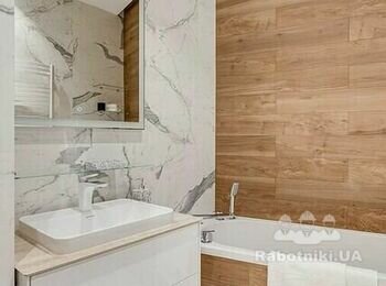 Штукатурні та плиточні роботи в санвузлі (Київ)