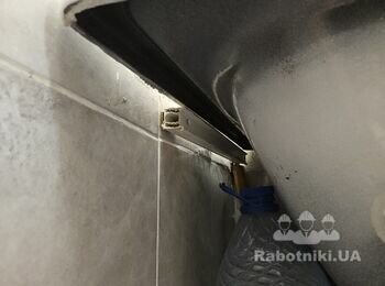 Установка ванны в чистовом санузле