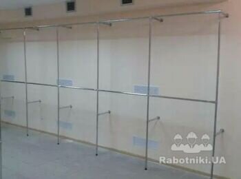 Встановлення хромованих стійок