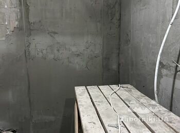 Підготовка та покраска стін в 1к. квартирі+плитка у ванній кімнаті