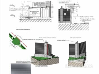 Встановити фасадну частину паркану