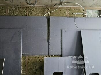 Гіпсокартон в кімнаті