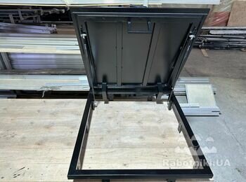 Сварочные работы - сборка стального люка в пол