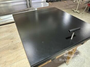 Сварочные работы - сборка стального люка в пол