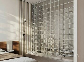 Кладка стеклоблоков